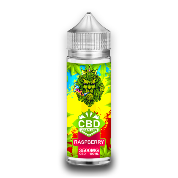 CBD GREEN LION 100ML 3500MG - RASPBERRY